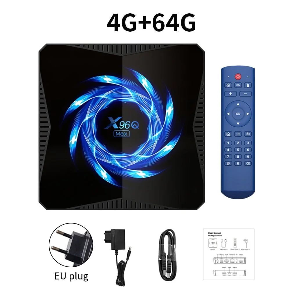 TV priedėlis X96Q MAX 4/64GB TV box Android 10.0 – Androidbox.lt Tv priedėlis x96q max 4/64gb tv box android 10. 0
