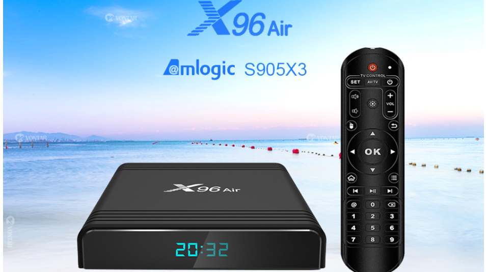 Tv priedėlis x96 air-s905x3 4/64gb tv box android 9. 0