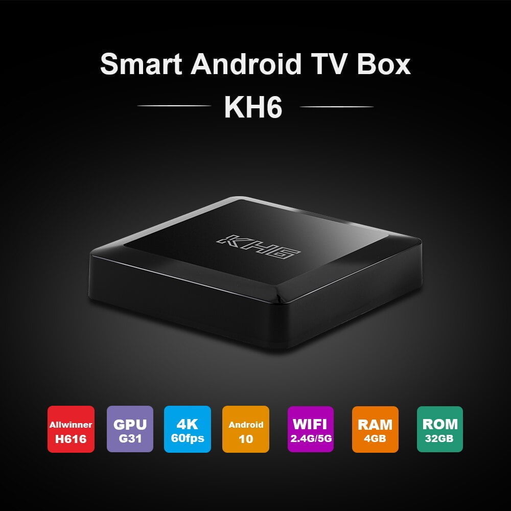 Tv priedėlis mecool kh6 4/32gb tv box android 10. 0