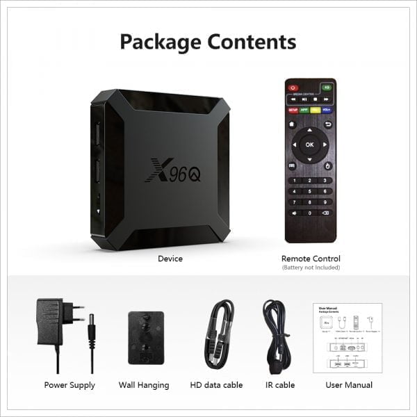 Android TV priedėlis X96Q-H313-2/16GB – Androidbox.lt