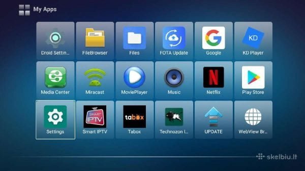 TV priedėlis X96 mini plus 2/16GB tv box Android 9 – Androidbox.lt