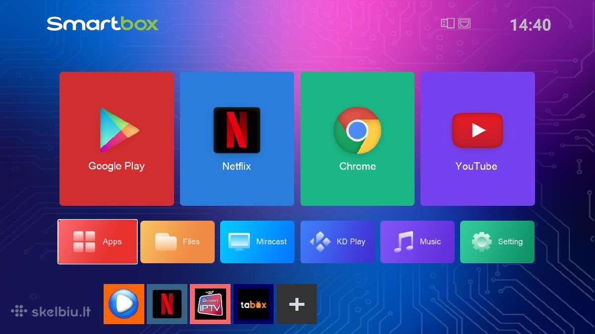 Tv priedėlis x96 mini plus 2/16gb tv box android 9