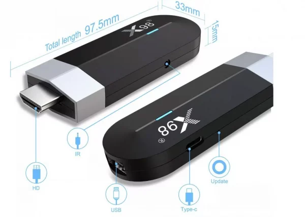 X98 S500 Mini TV Stick – Androidbox.lt