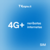 Neriboto Interneto SIM kortelė su 4G+ tinklu - 1 mėnesiui