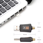 USB WiFi Dviejų dažnių 5 GHz 2,4 GHz 600 Mbps belaidžio tinklo plokštė