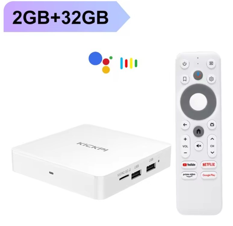 Kickpi kp1 androidtv tv-box puikiai tinka telia play, go3, ir netflix.