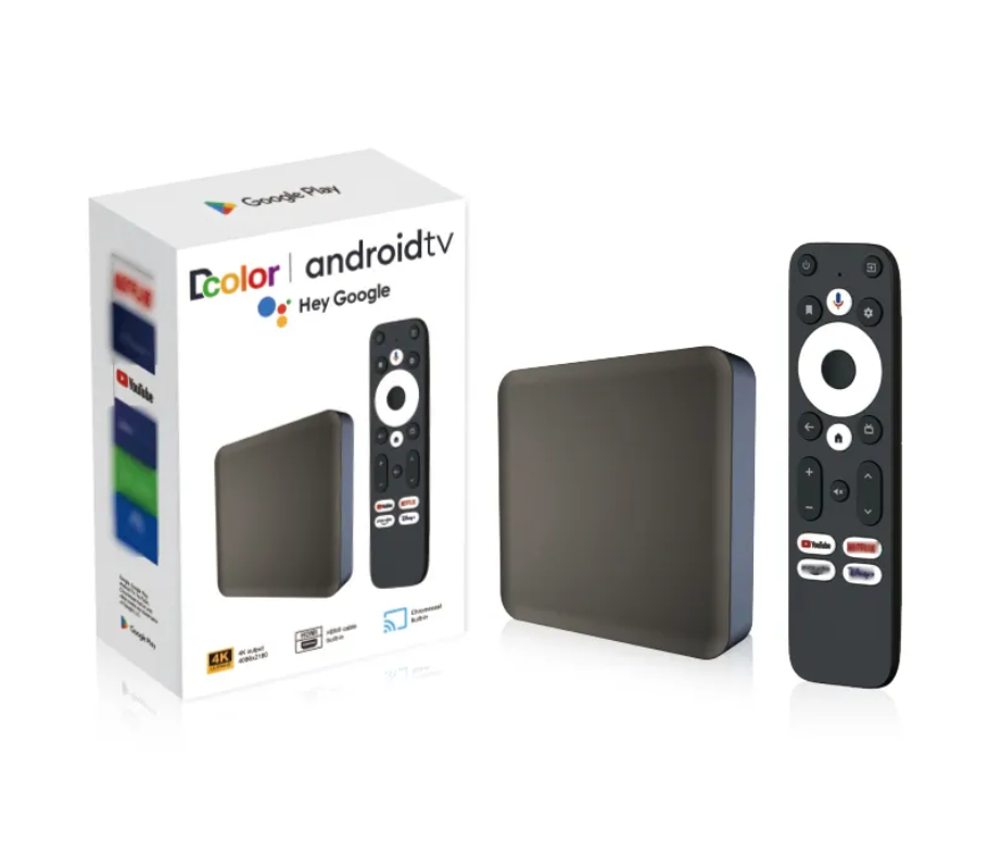 GD2 4K Google sertifikuotas TV priedėlis S905Y4 2/32 GBs Android TV Android 12 puikiai veikia su Go3, Telia Play