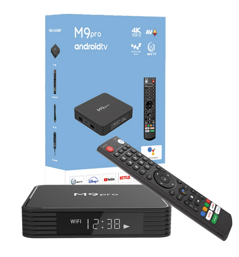 M9 Pro Android TV priedėlis 4/34 GB S905X4 puikiai tinka su Go3, Telia Play