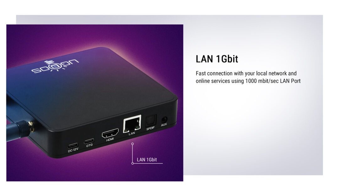 UGOOS AM8 Pro 8GB/64GB Android TV Box