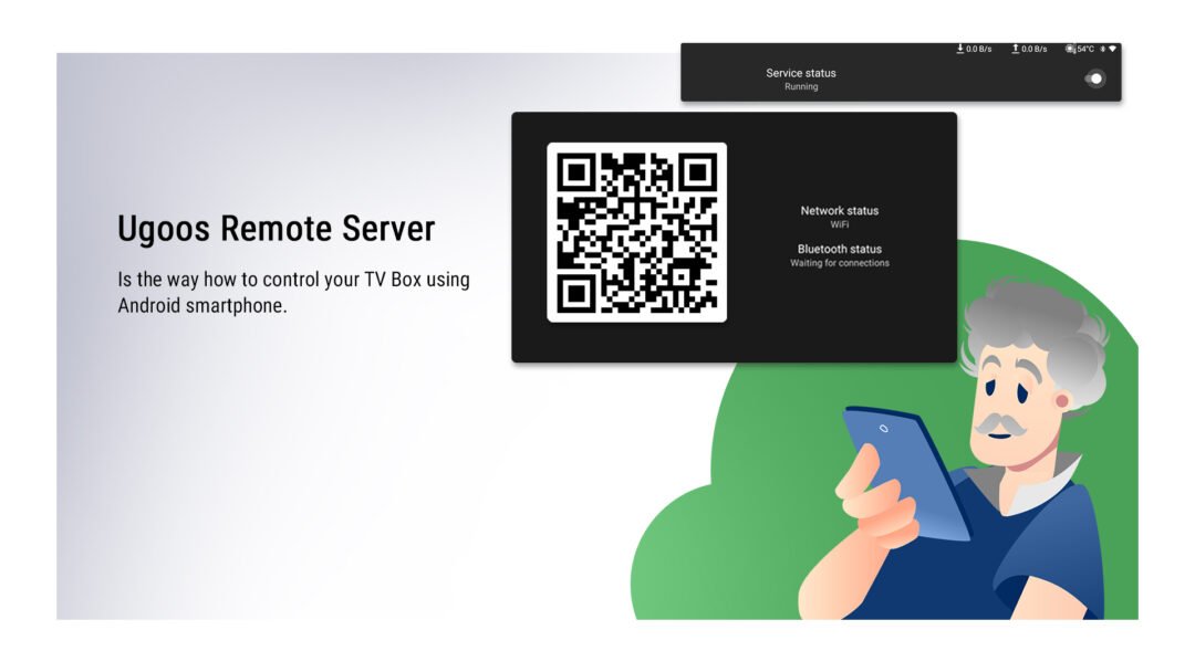 Ugoos x5m pro 4gb/32gb android tv box